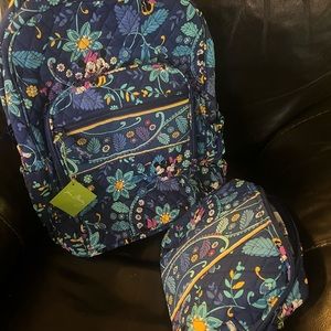 Vera Bradley Disney backpack and cosmetic bag